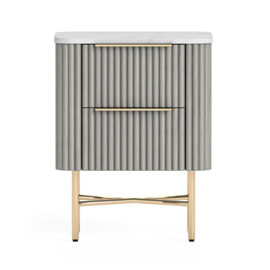 BELLE NARROW BEDSIDE TABLE - Image 3