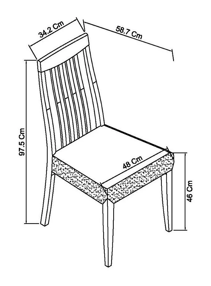 JOSHUA SLAT DINING CHAIR - GREY BONDED LEATHER - Image 3