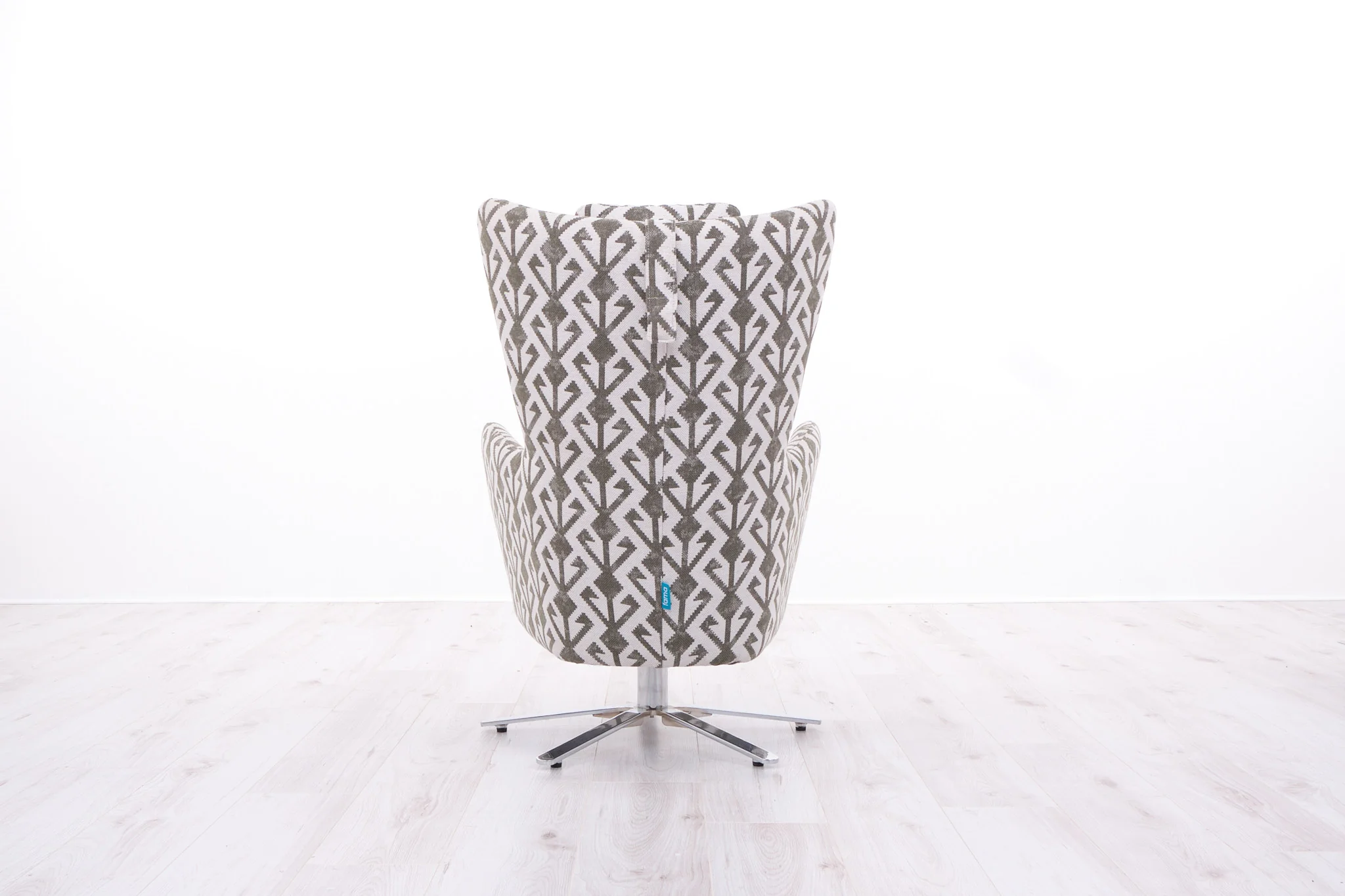 KYLIAN FABRIC SWIVEL CHAIR - Image 4