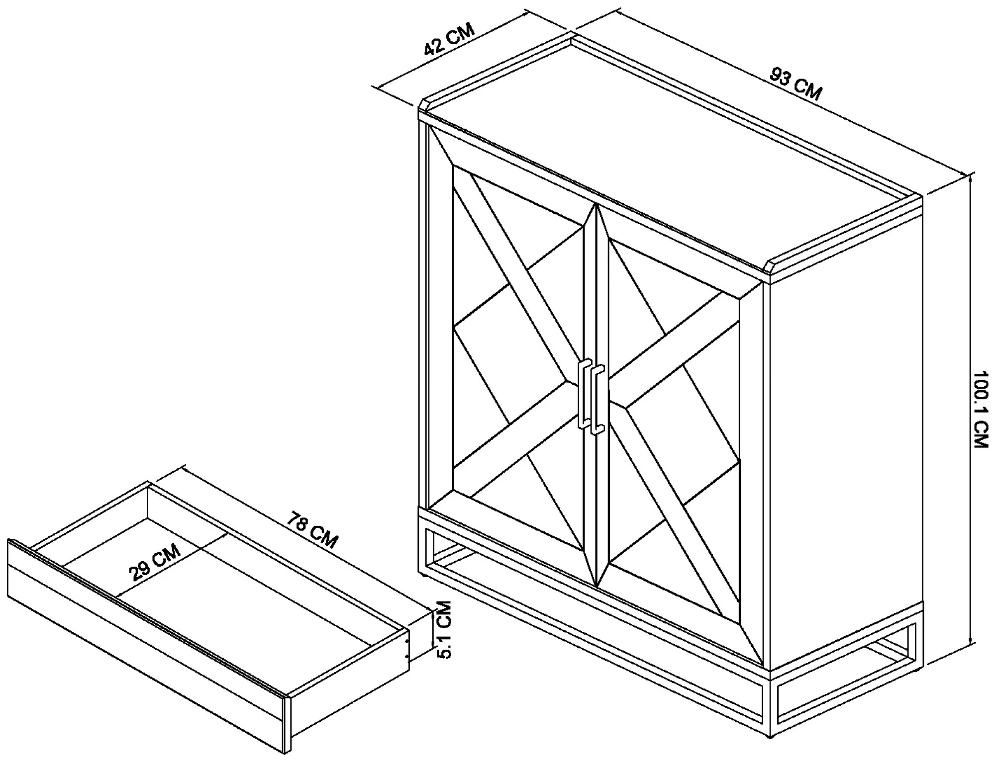 NEWTON DRINKS CABINET - Image 3