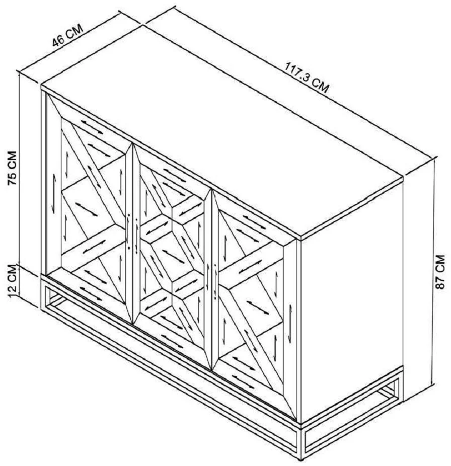 NEWTON NARROW SIDEBOARD - Image 3