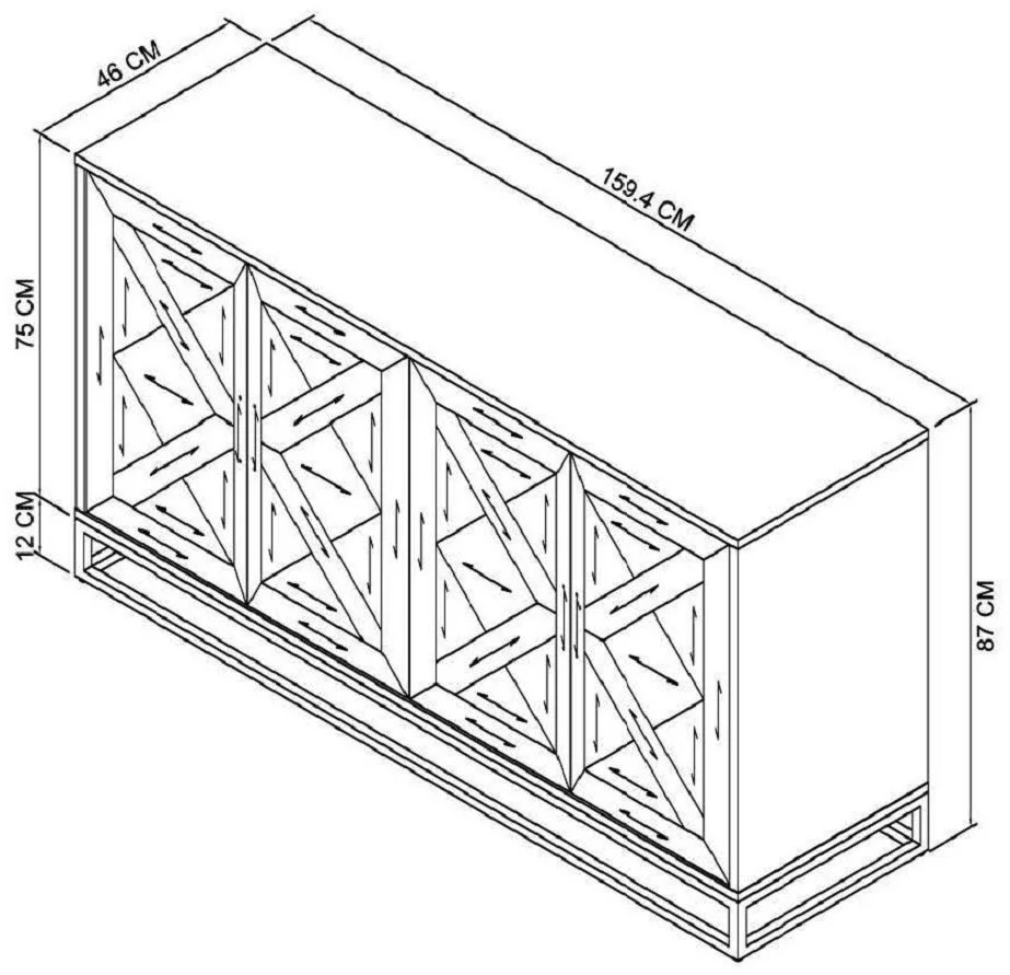 NEWTON WIDE SIDEBOARD - Image 3