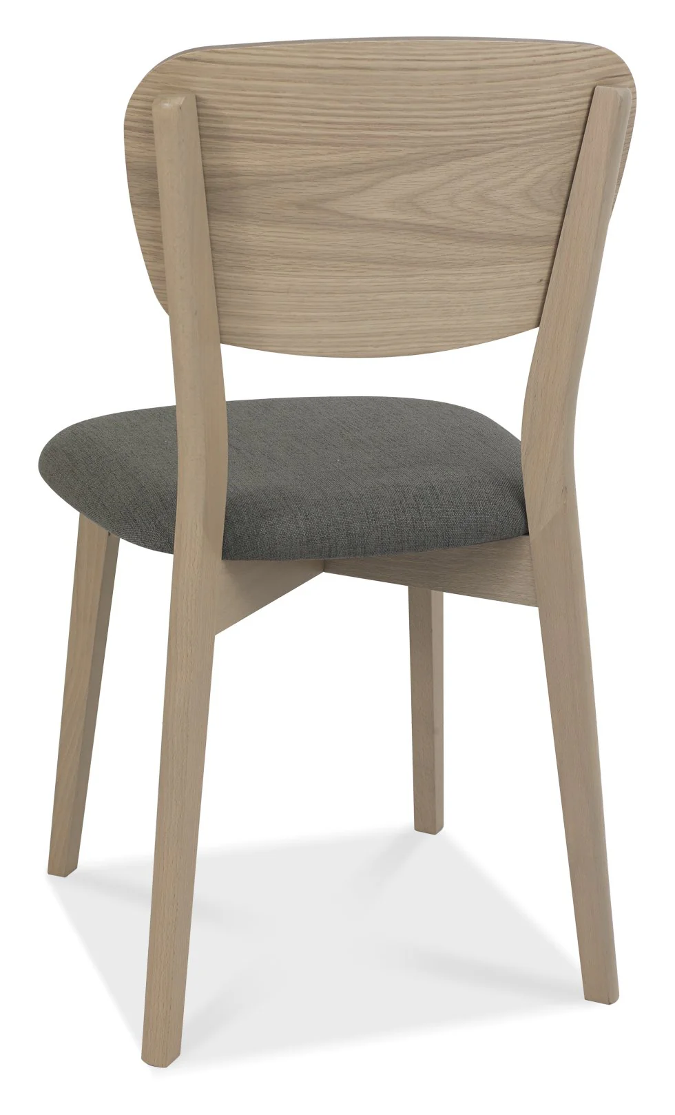 ODENSE VENEER BACK CHAIR - COLD STEEL FABRIC - Image 3
